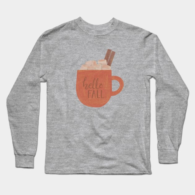 Hello Fall Long Sleeve T-Shirt by Castle Rock Shop